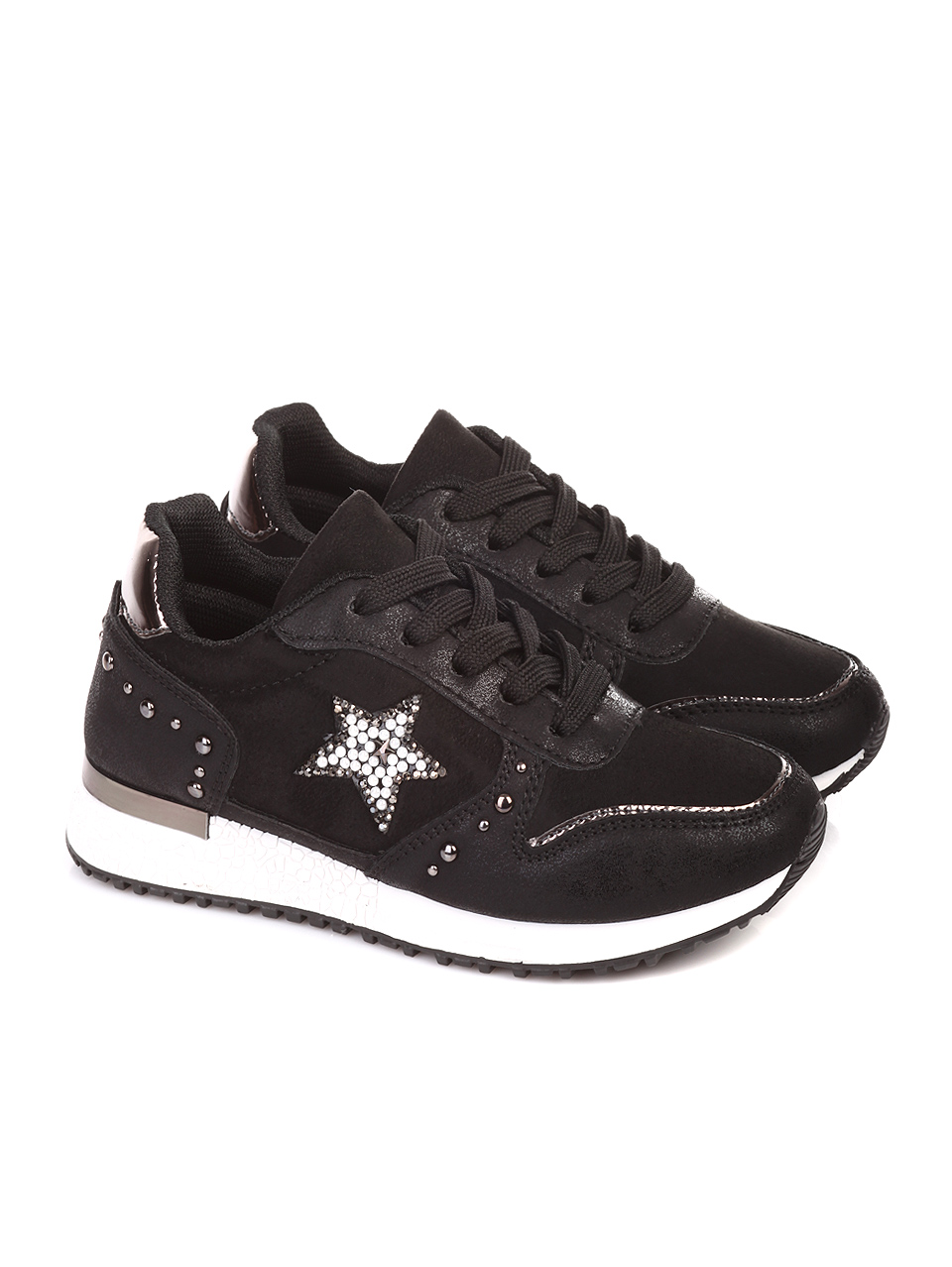 Ежедневни детски обувки в черно 18U-18661 black