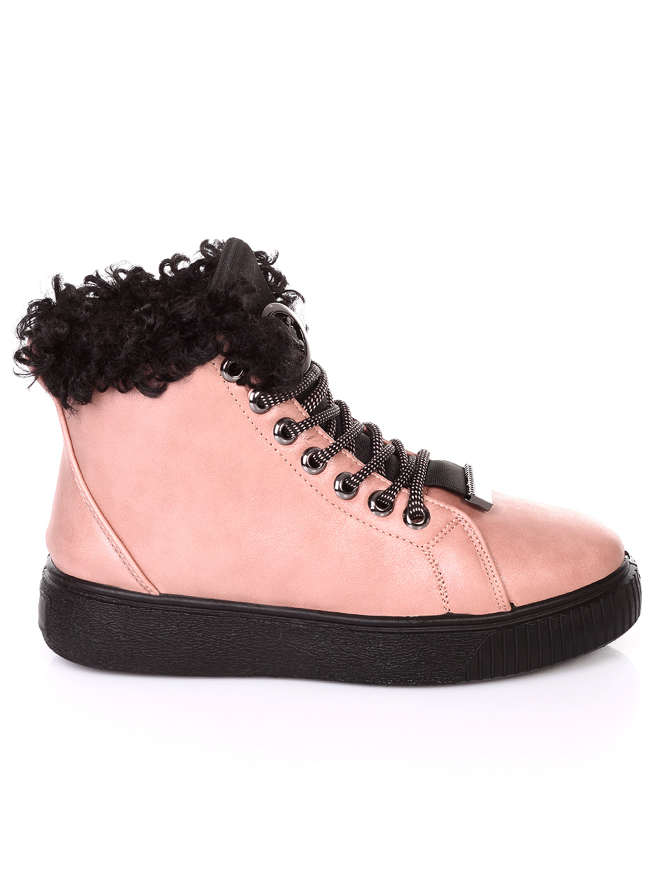 Ежедневни дамски боти в розово 2U-18633 pink 