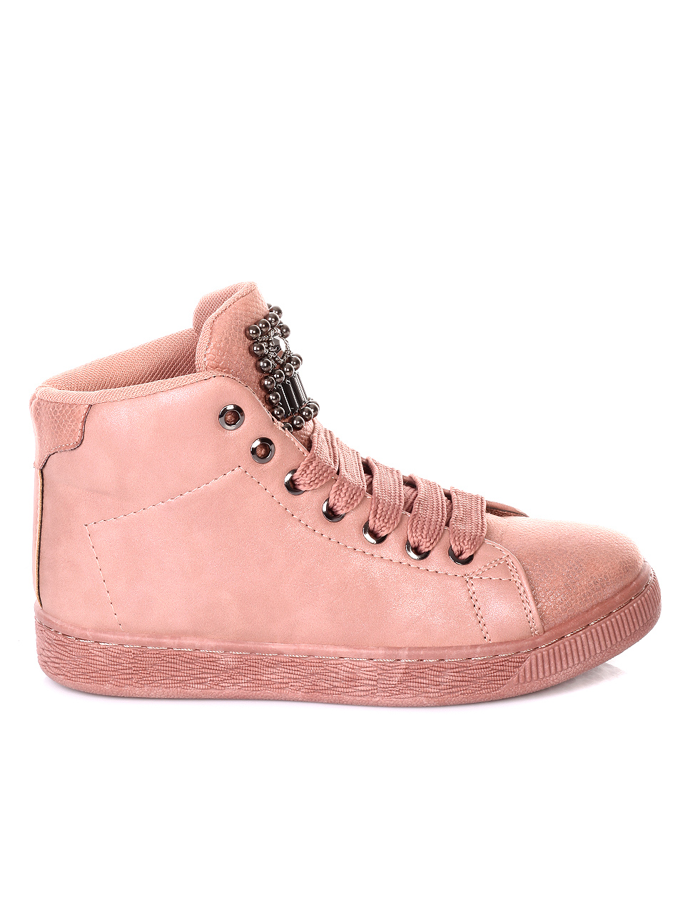 Ежедневни дамски боти в розово 2U-18637 pink