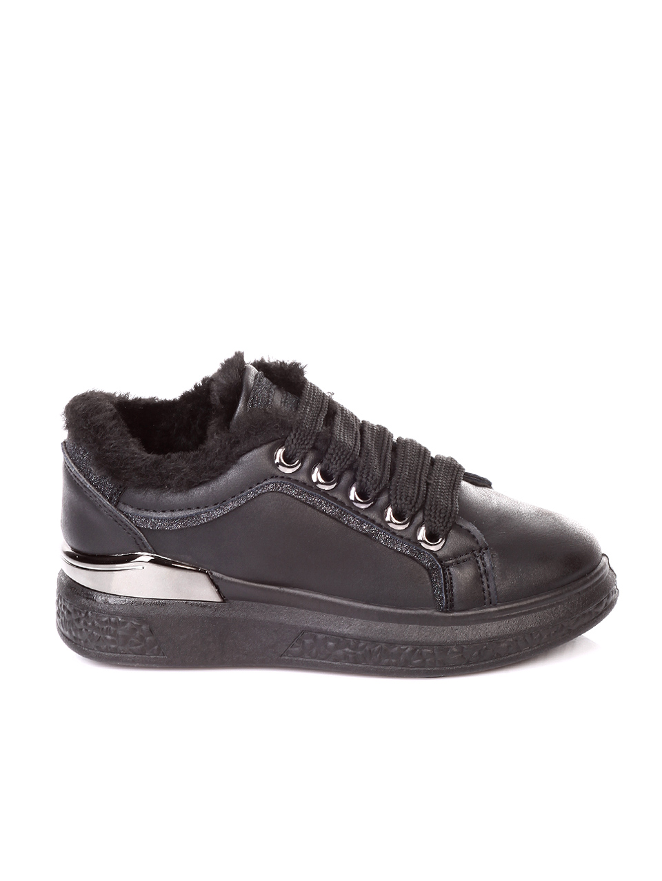 Ежедневни детски кецове в черно 18U-18660 black