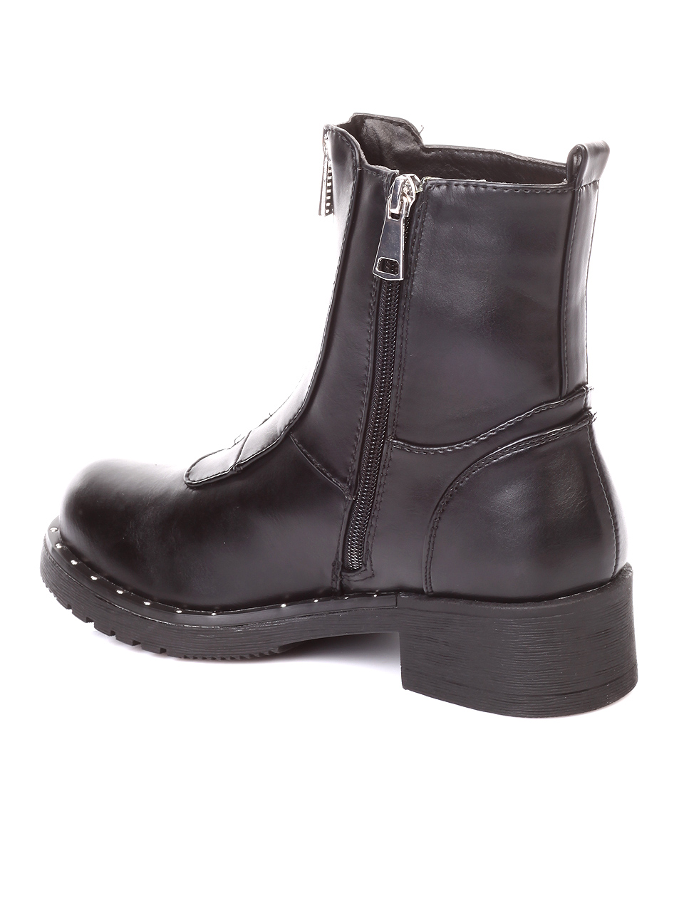 Ежедневни дамски боти в черно 2E-18781 black