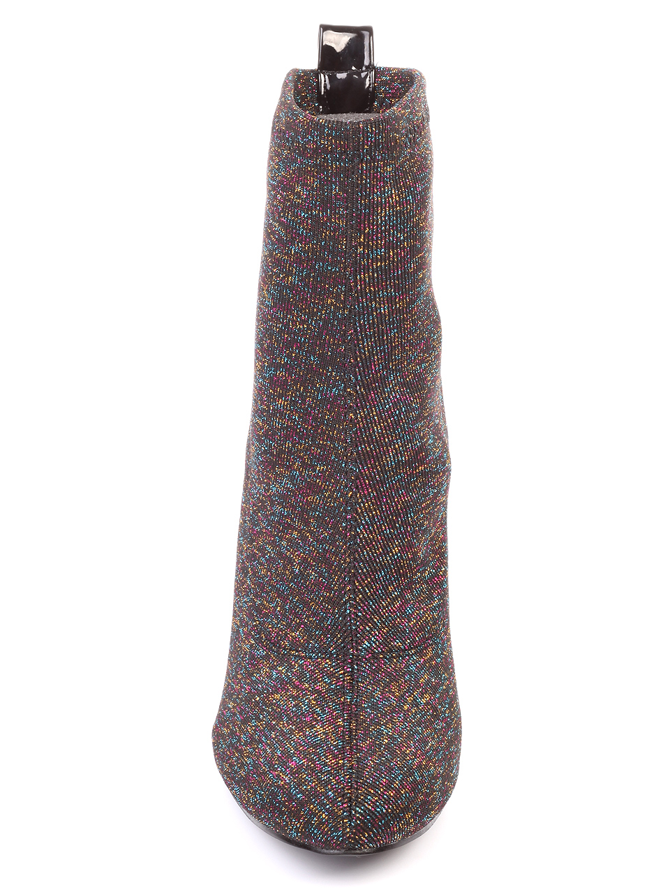 Елегантни дамски боти на ток в черно 2M-18848 multicolor