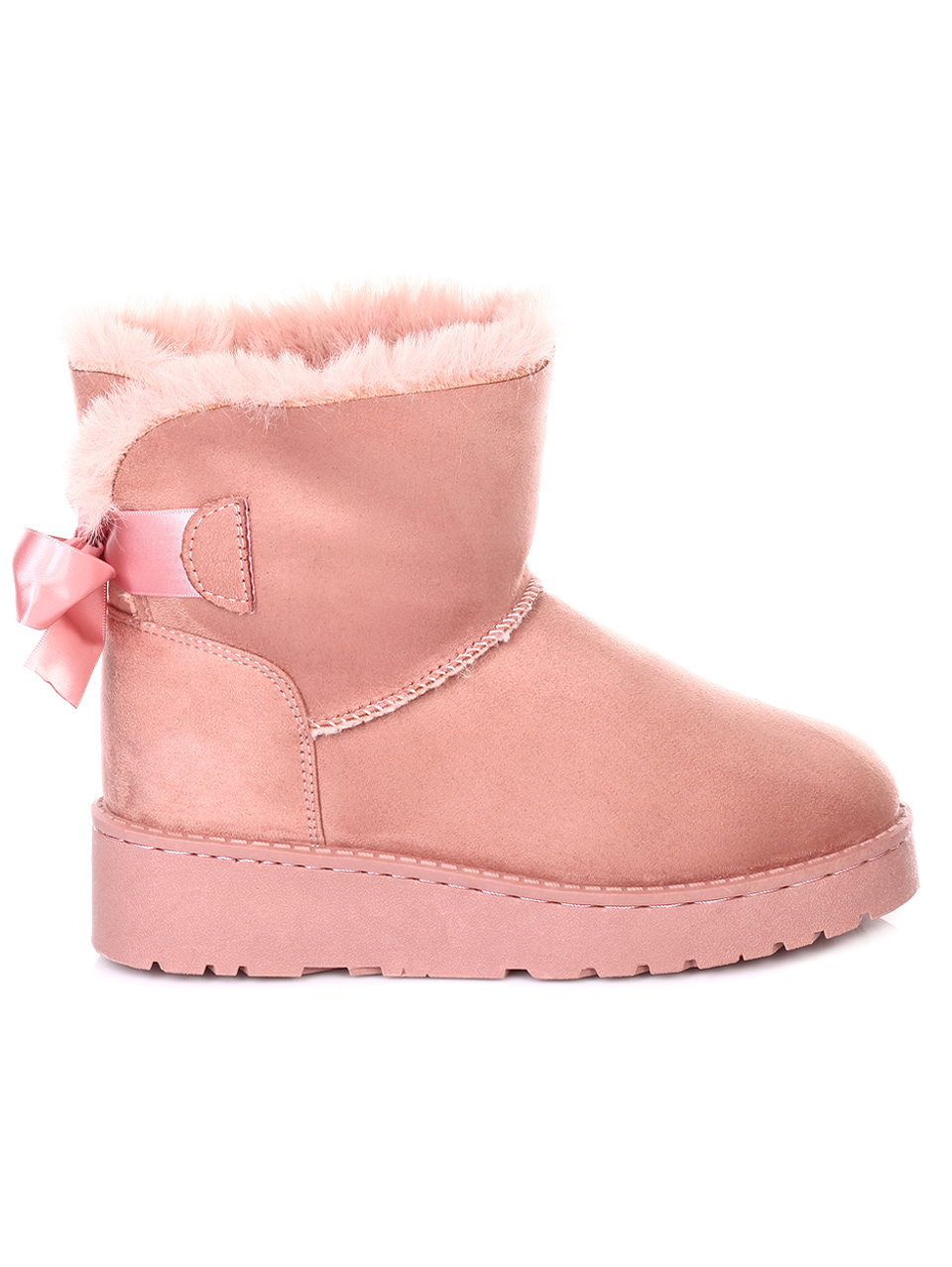 Ежедневни дамски боти в розово 2U-18635 pink