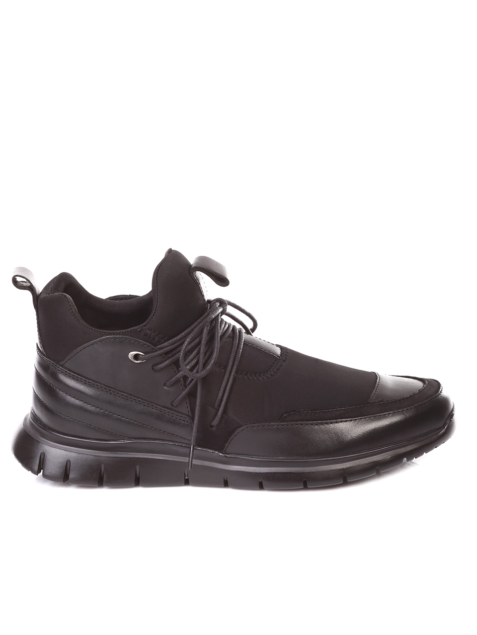 Ежедневни мъжки обувки от естествена кожа 7AB-18986 black