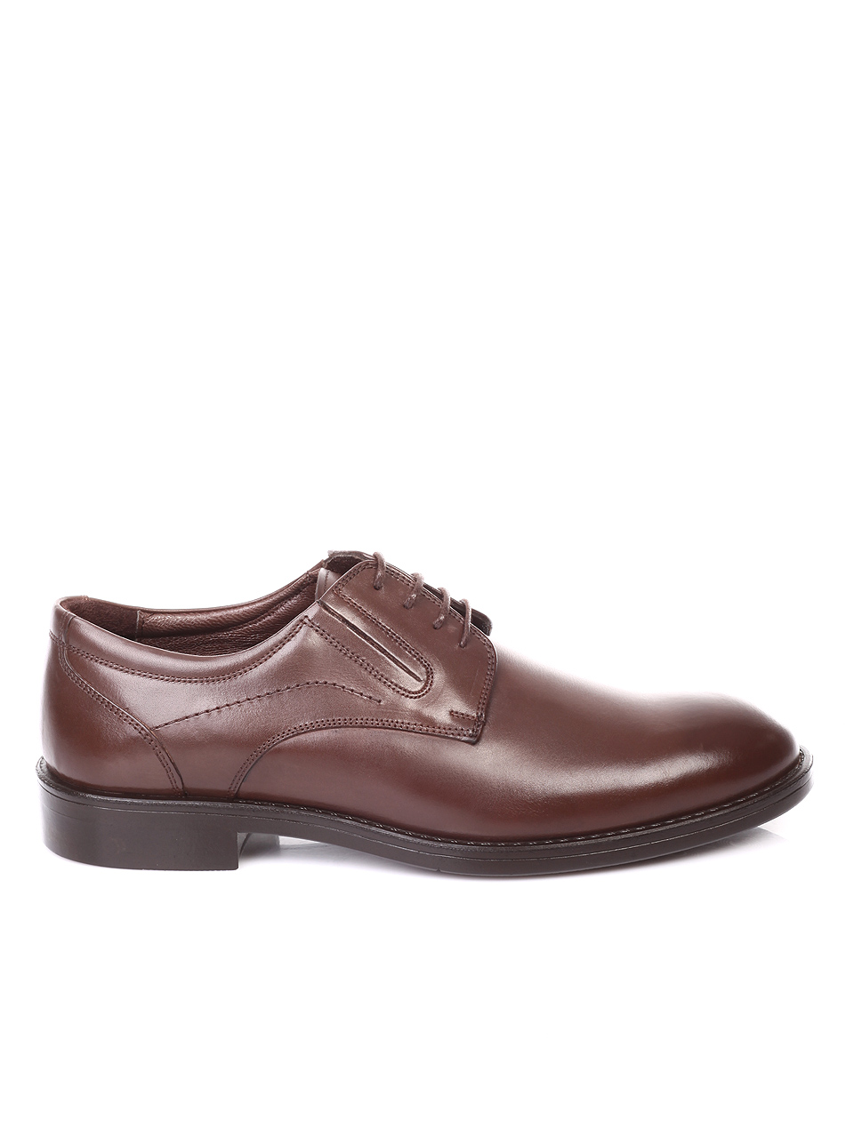 Елегантни мъжки обувки в кафяво 7AT-181147 brown