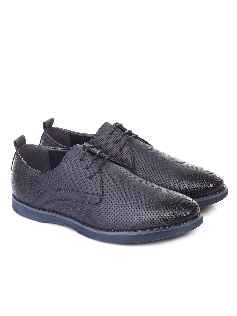 Ежедневни мъжки обувки в синьо 7W-19108 navy