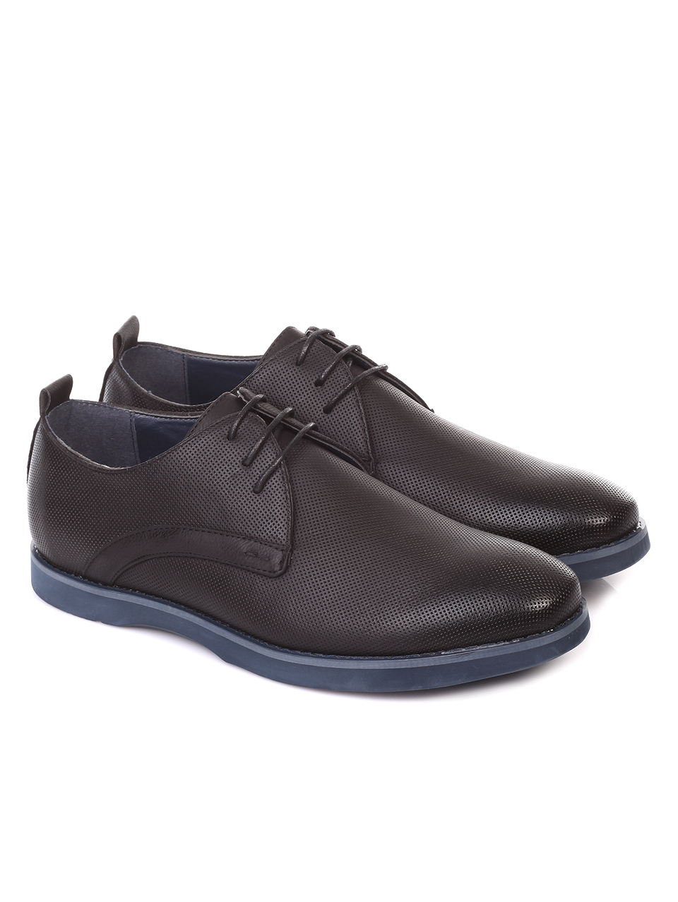 Мъжки обувки в черно 7W-19108 black