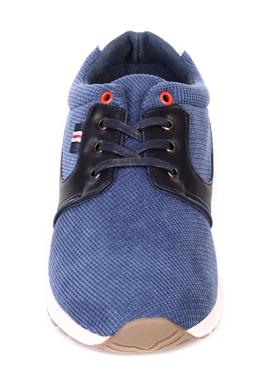 Ежедневни мъжки обувки в виньо 7N-19079 navy