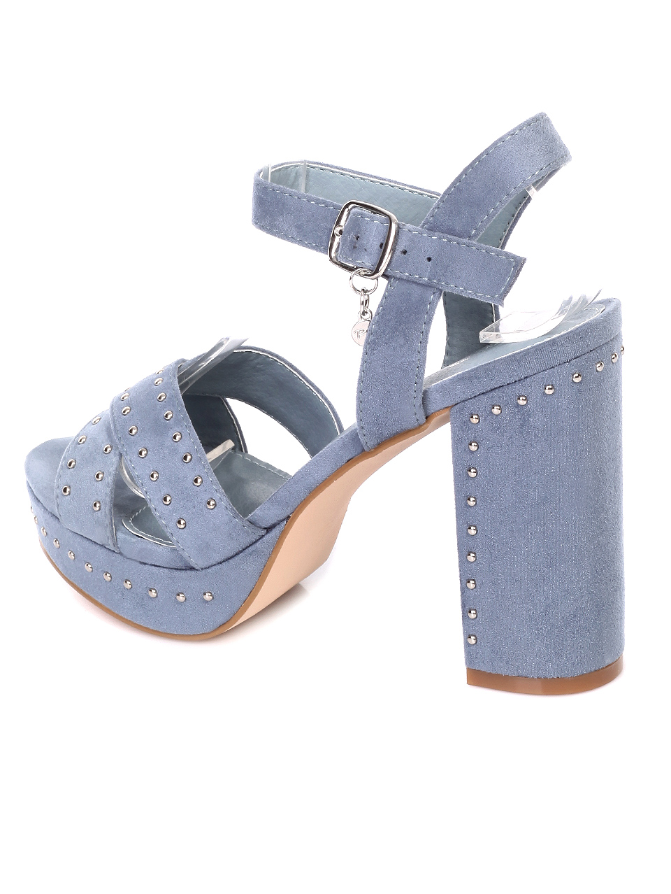 Елегантни дамски сандали на ток  4L-19146 jeans
