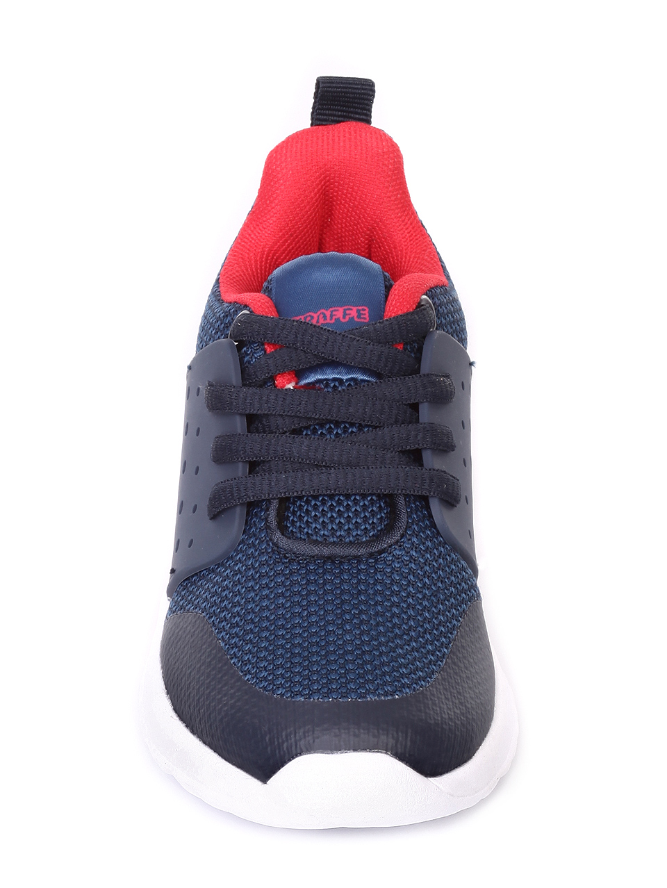 Детски обувки със светещи елементи в синьо 18K-19222 navy/red