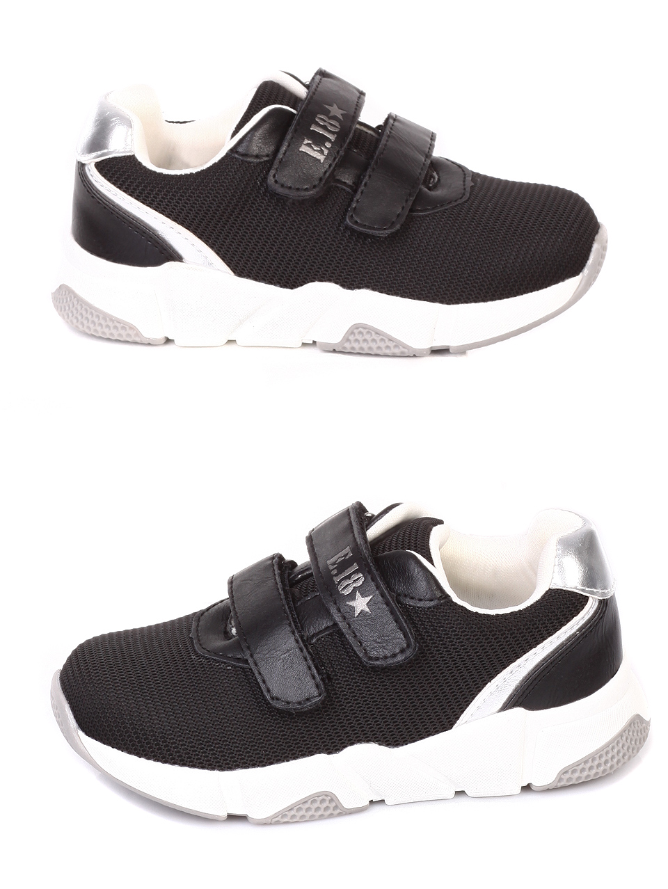 Ежедневни детски обувки в черно 18P-19003 black