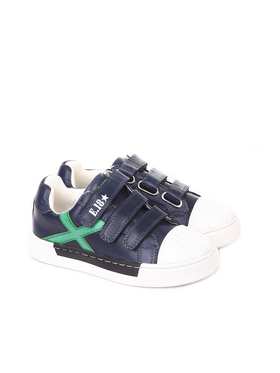 Ежедневни детски кецове в тъмно синьо 18P-19007 dk. blue