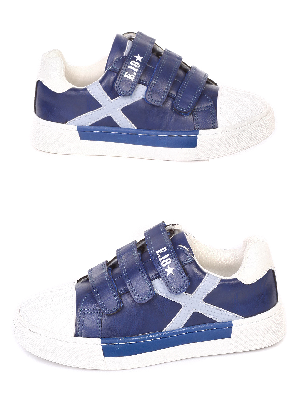 Ежедневни детски кецове в синьо 18P-19007 lt.blue