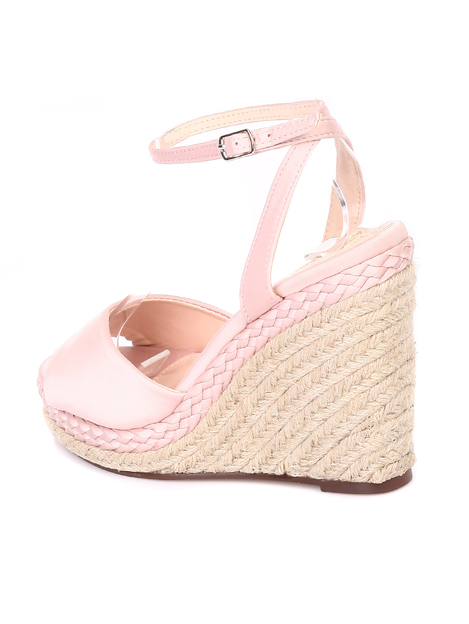 Ежедневни дамски сандали на платформа 4L-19243 pink