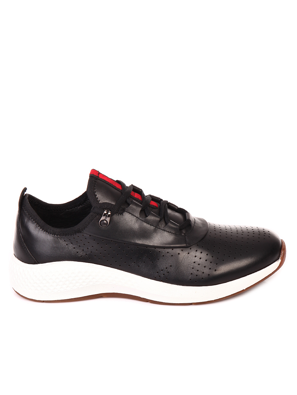 Ежедневни мъжки обувки от естествена кожа 7AB-19291 black