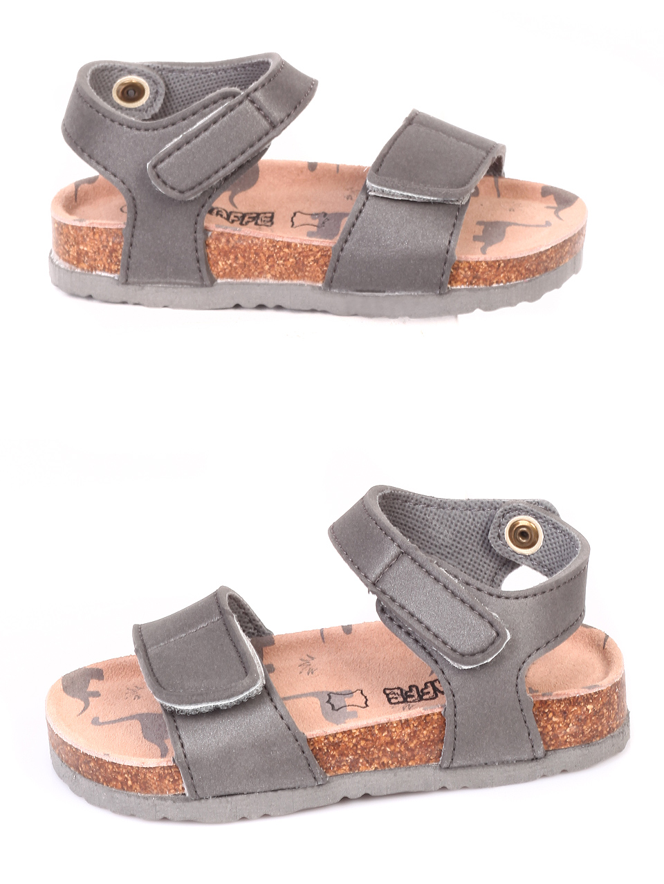 Ежедневни детски сандали в сиво 17W-19400 grey