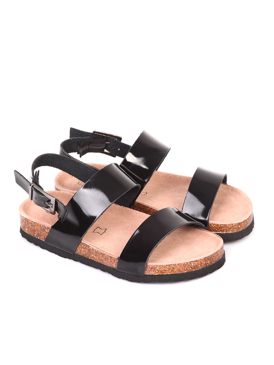 Ежедневни детски сандали в черно 17W-19403 black