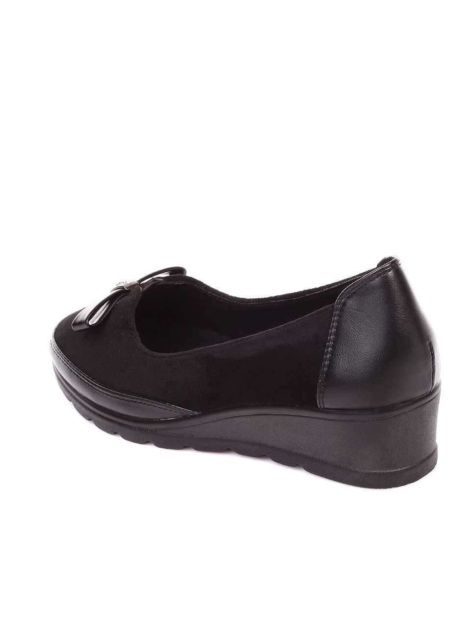 Ежедневни дамски обувки в черно 3C-19525 black