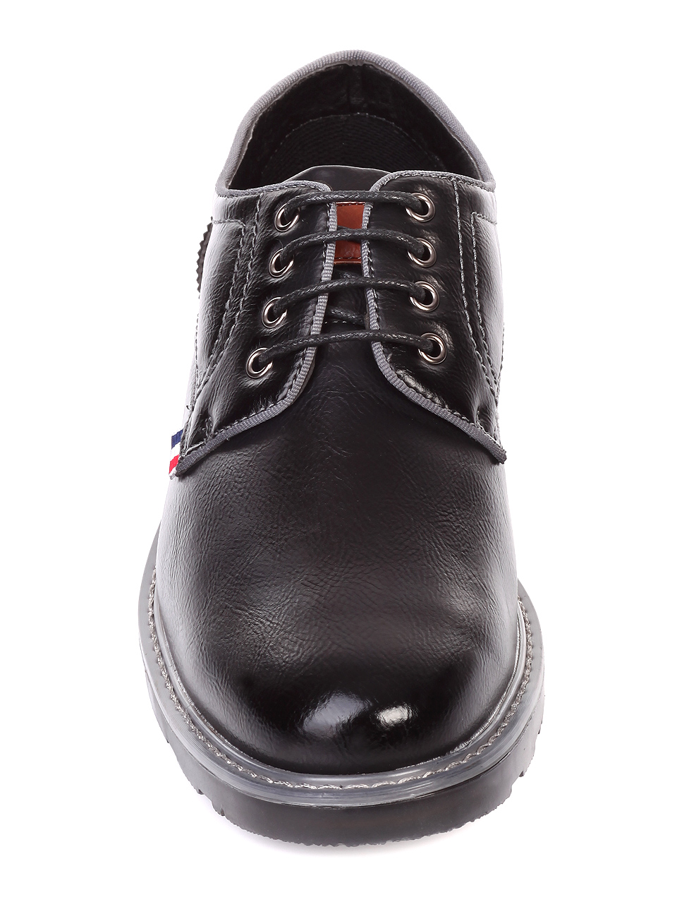 Ежедневни мъжки обувки в черно 7W-19707 black