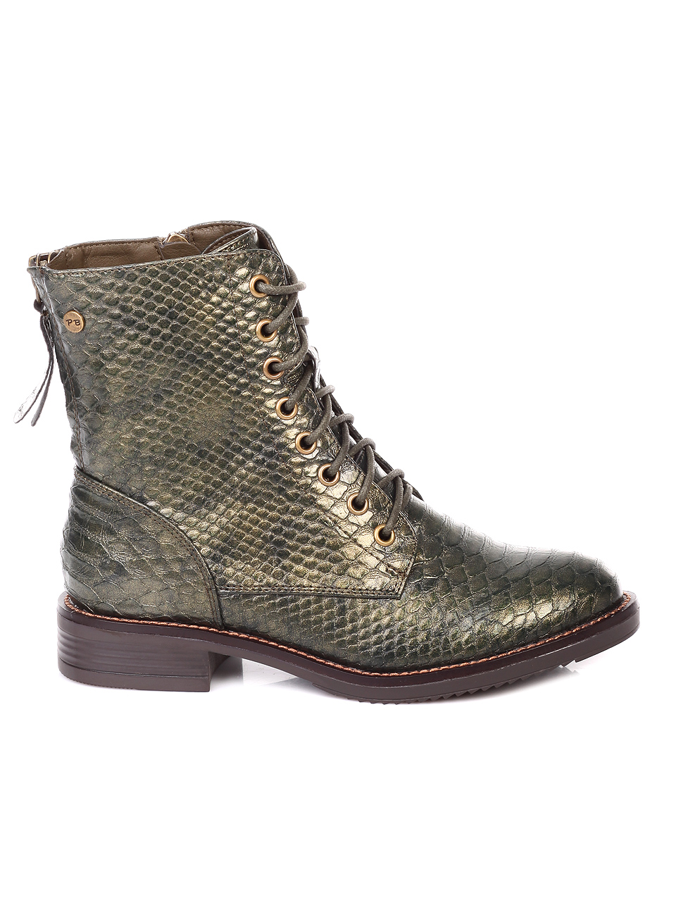 Ежедневни дамски боти в цвят каки 2L-19575 khaki