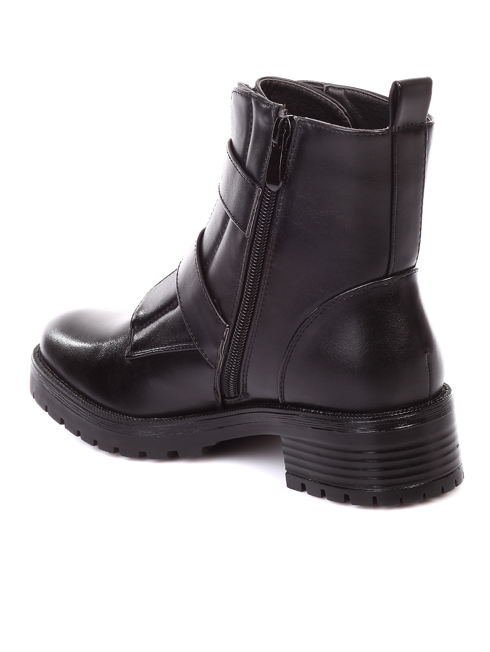 Ежедневни дамски боти в черно 2R-19638 black