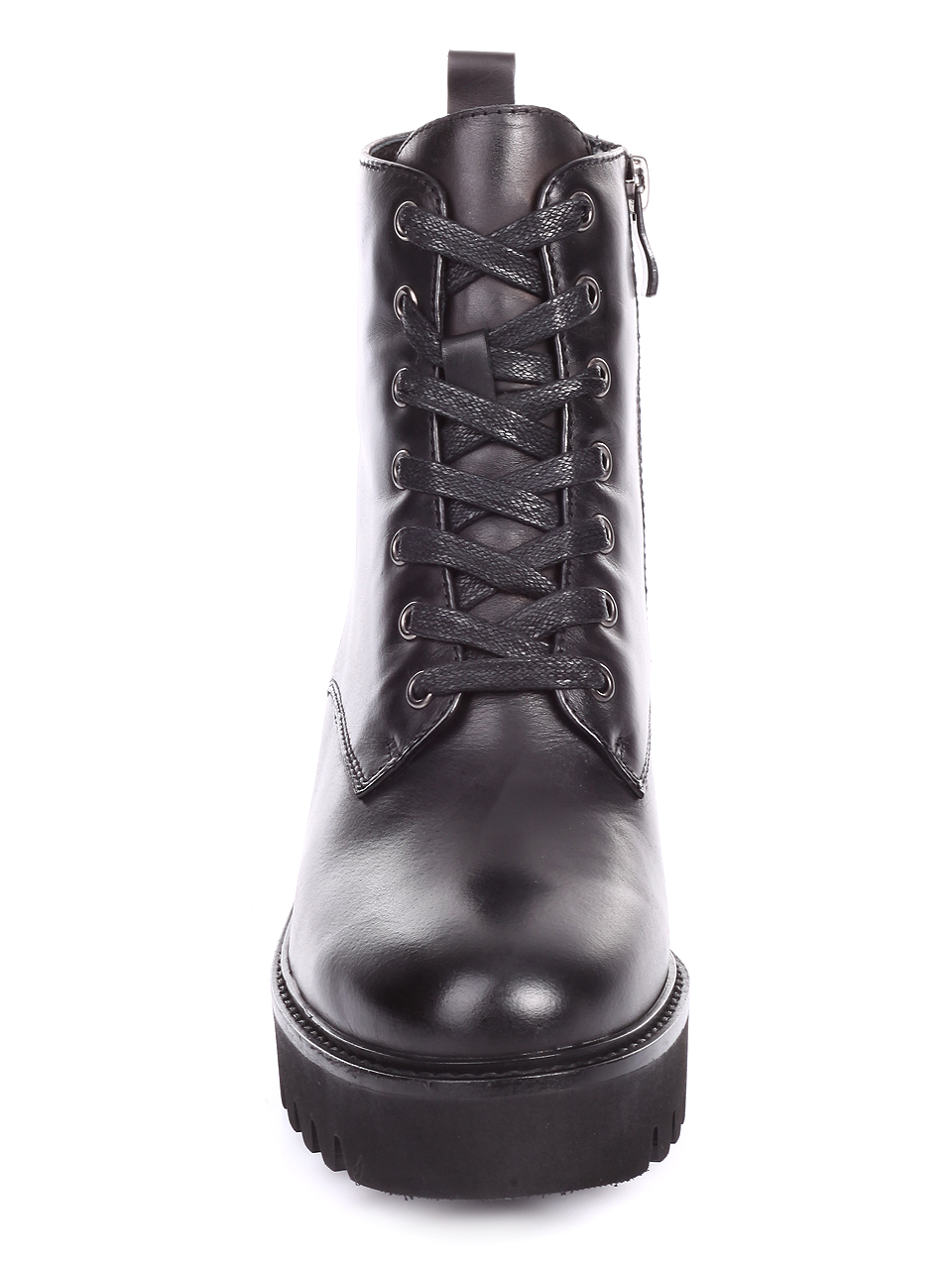 Ежедневни дамски боти от естествена кожа 2AB-19748 black