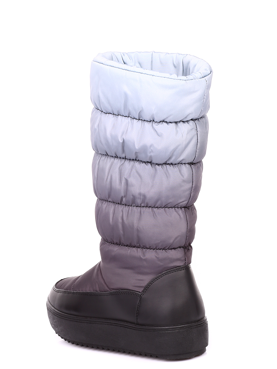 Ежедневни дамски топли апрески в сиво 1U-19563 black/grey