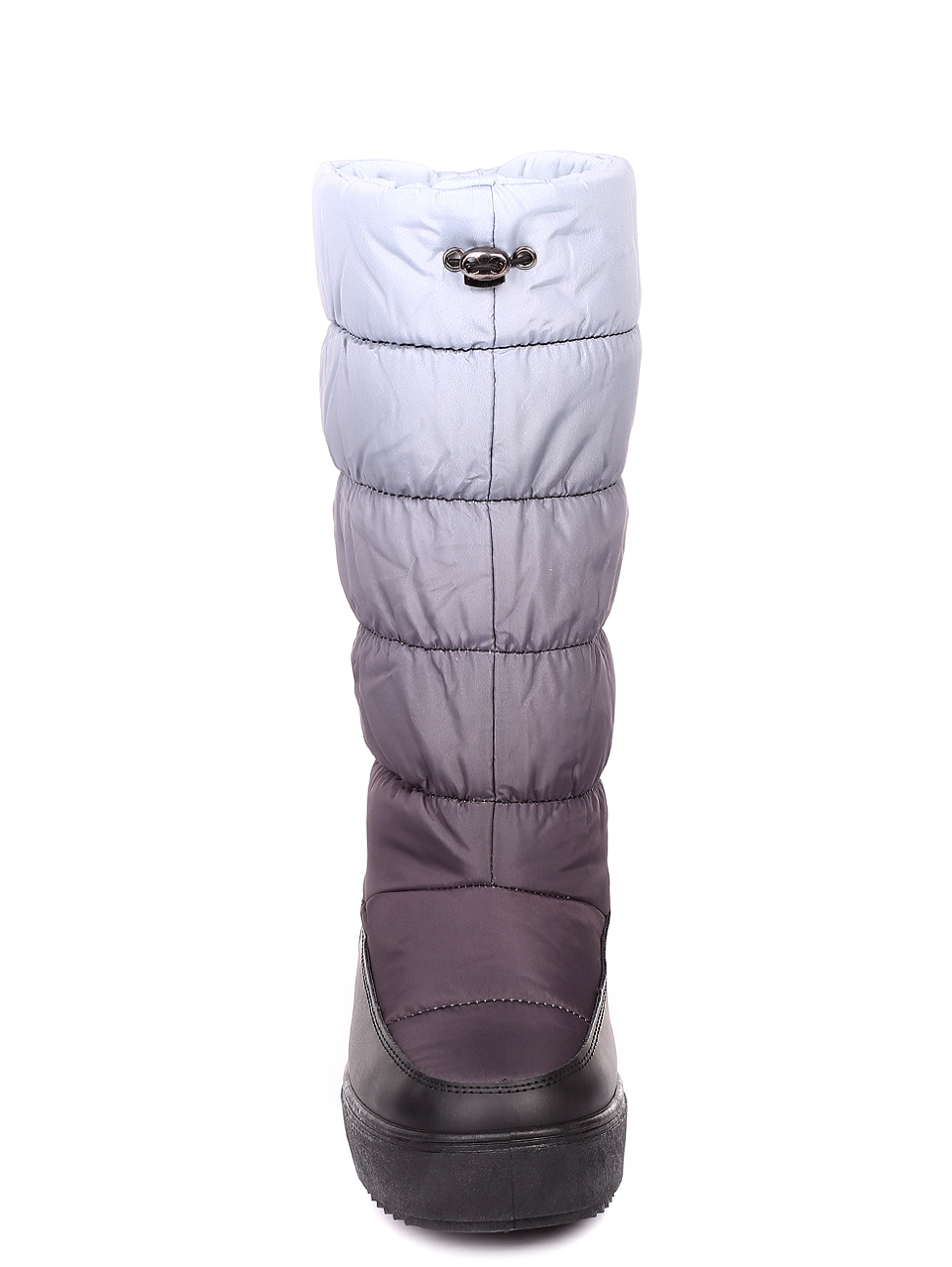Ежедневни дамски топли апрески в сиво 1U-19563 black/grey