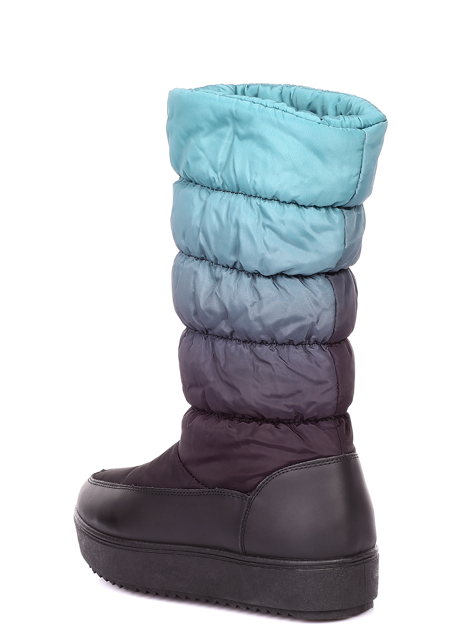 Ежедневни дамски топли апрески в зелено 1U-19563 black/green