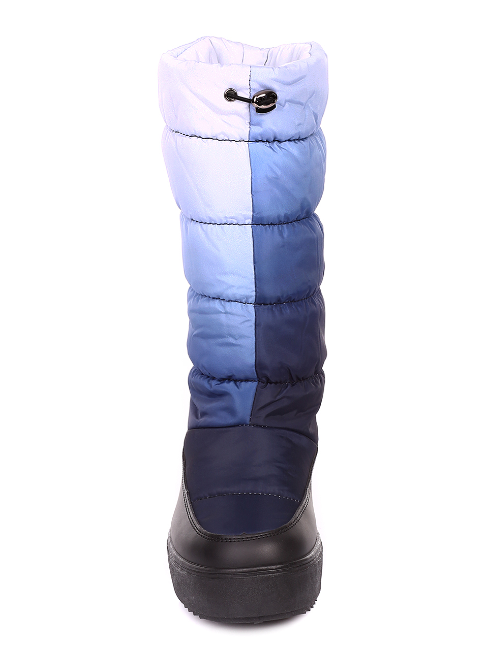 Ежедневни дамски топли апрески в синьо 1U-19563 black/blue