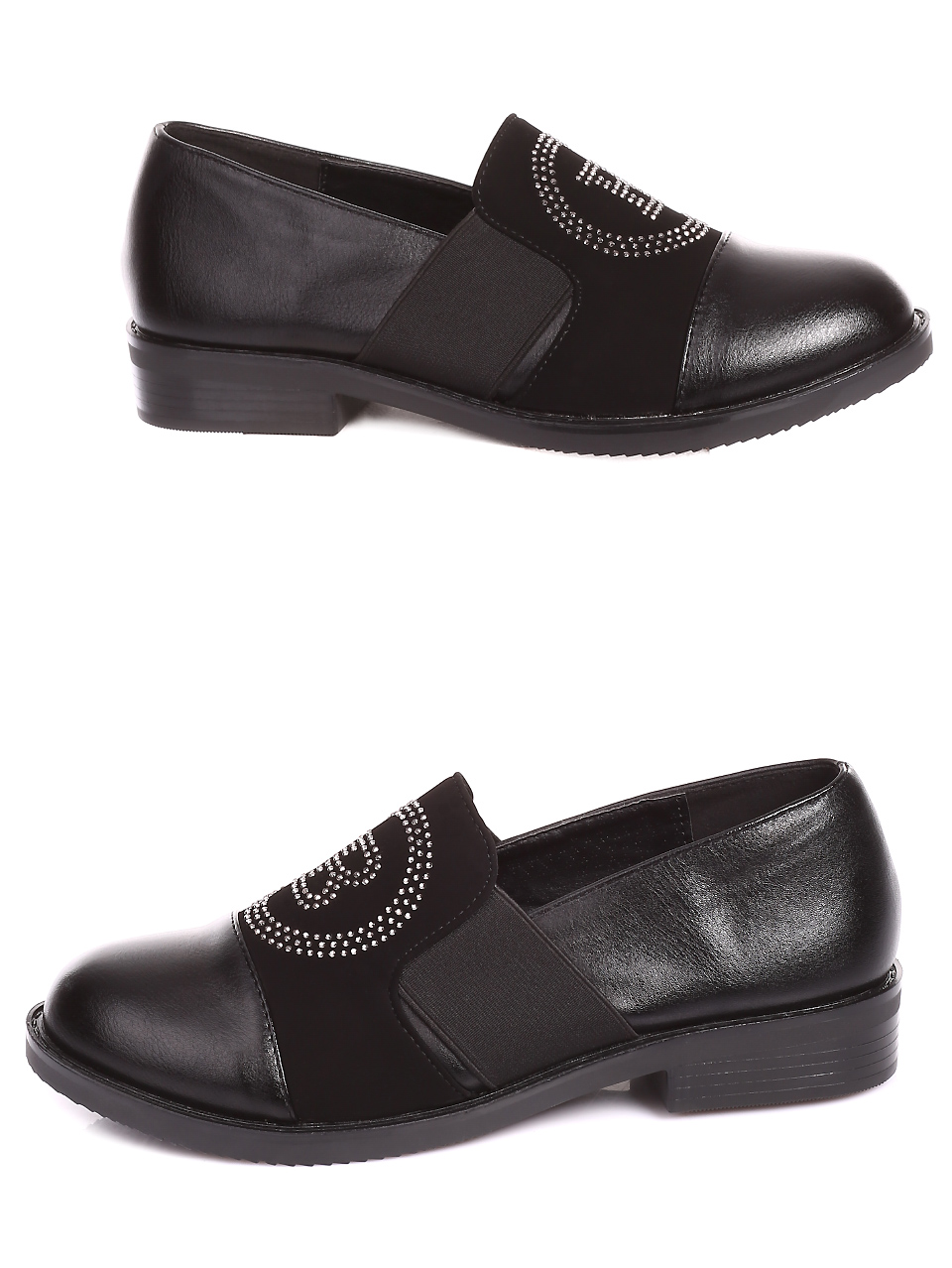 Ежедневни дамски обувки в черно 3R-20122 black