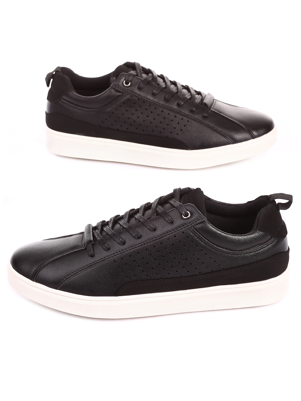 Ежедневни мъжки обувки в черно 7N-20233 black