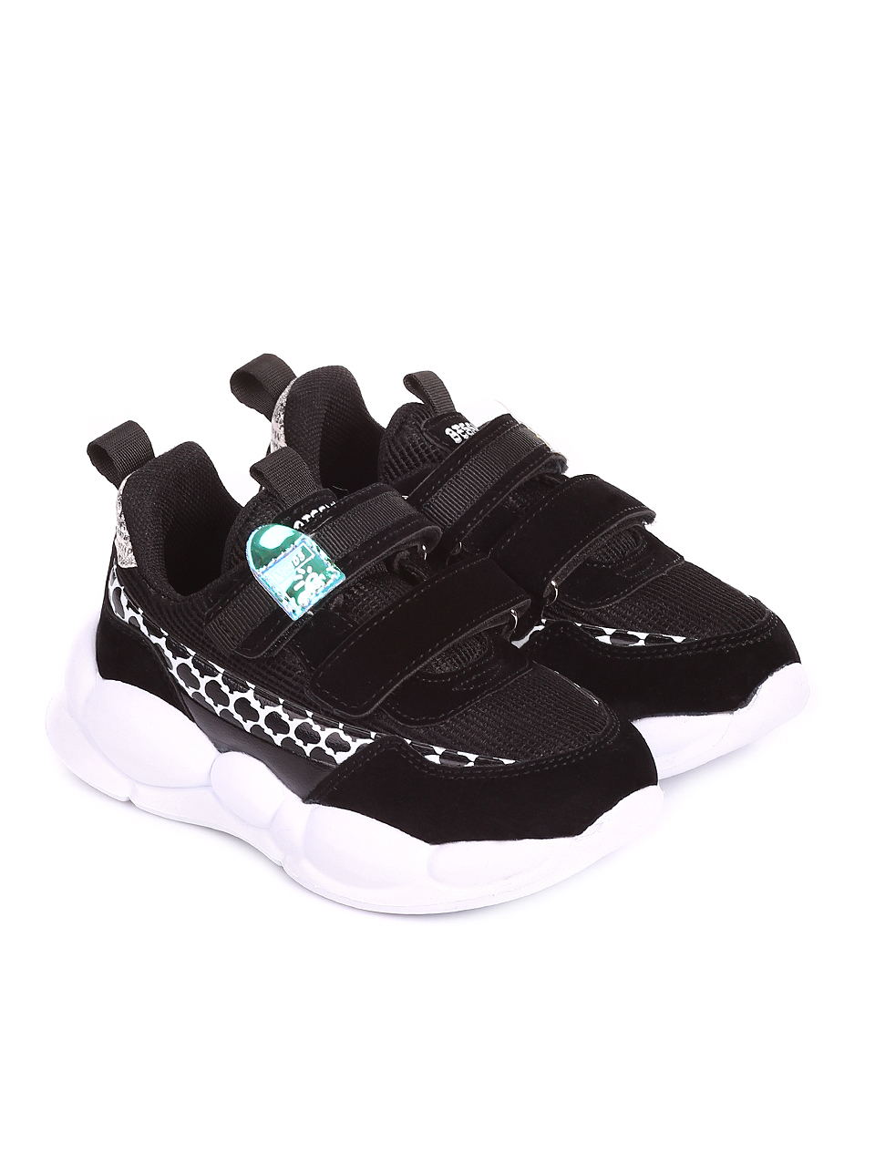 Ежедневни детски обувки в черно 18P-20332 black