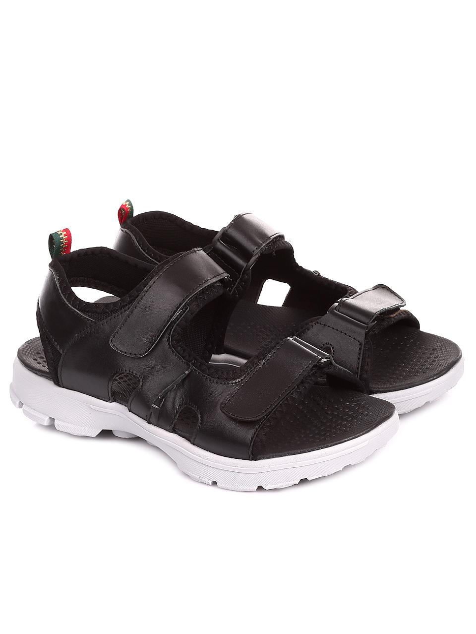 Ежедневни мъжки сандали от естествена кожа 8N-20241 black