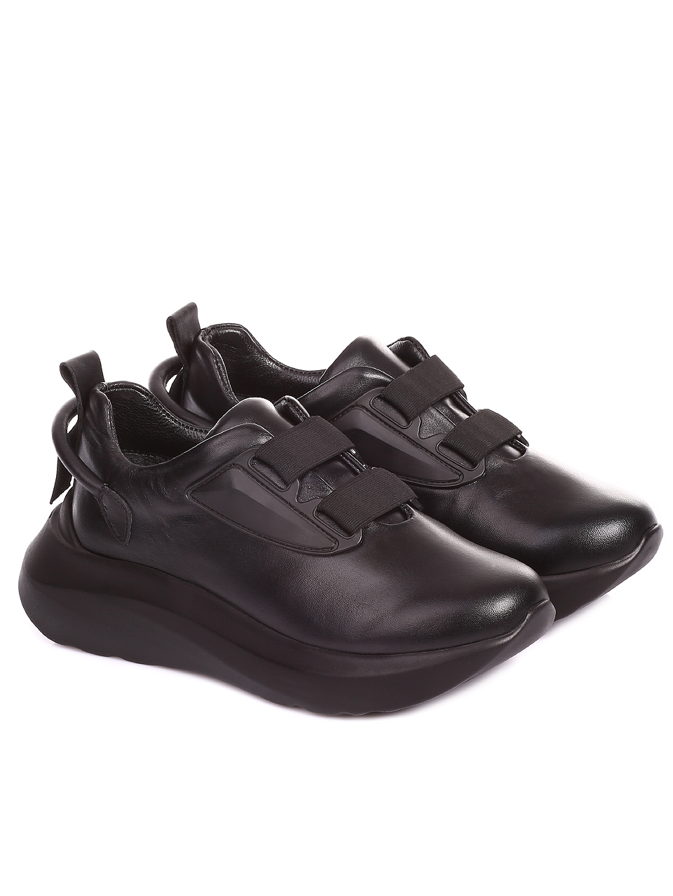 Ежедневни дамски обувки от естествена кожа 3AT-20467 black