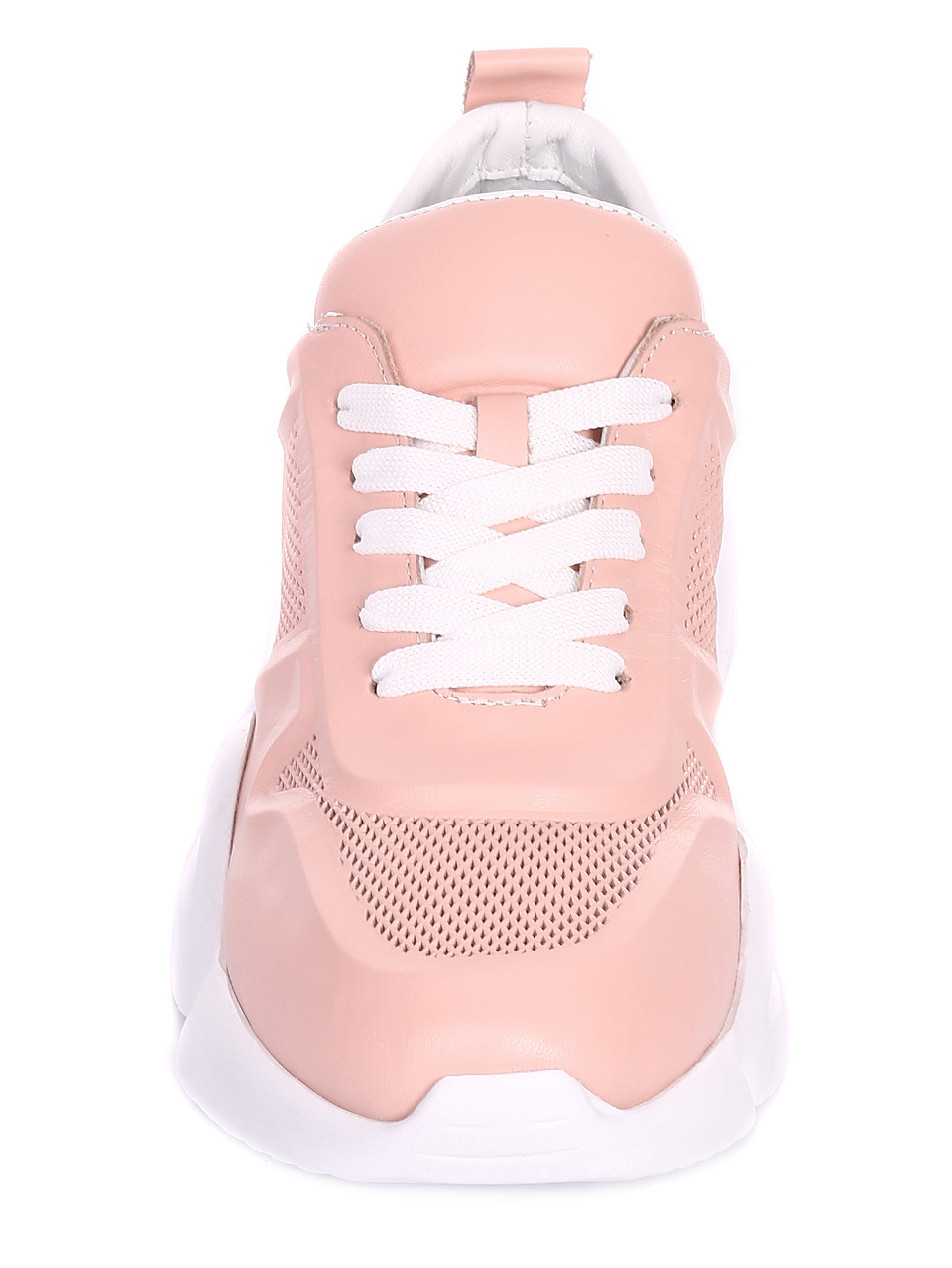 Ежедневни дамски обувки от естествена кожа 3AT-20473 pink