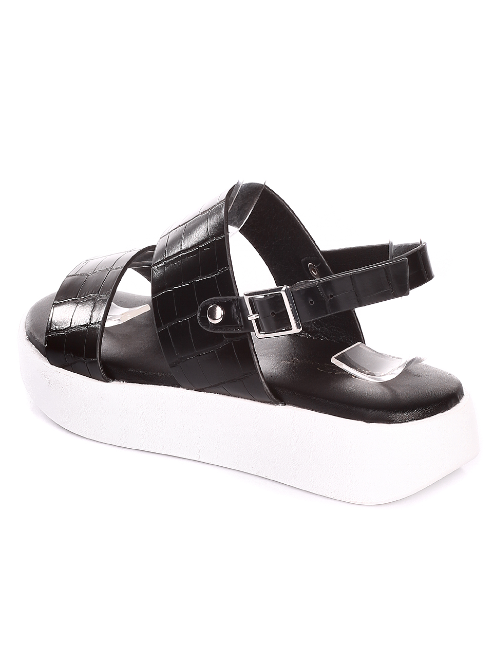 Ежедневни дамски сандали в черно 4C-20374 black