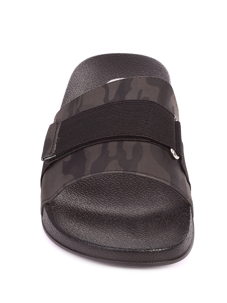 Ежедневни мъжки чехли в черно 8D-20396 black
