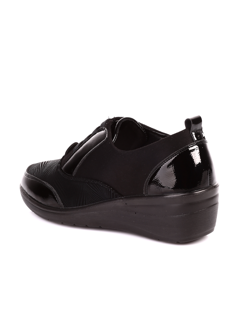Ежедневни дамски обувки в черно 3C-20619 black