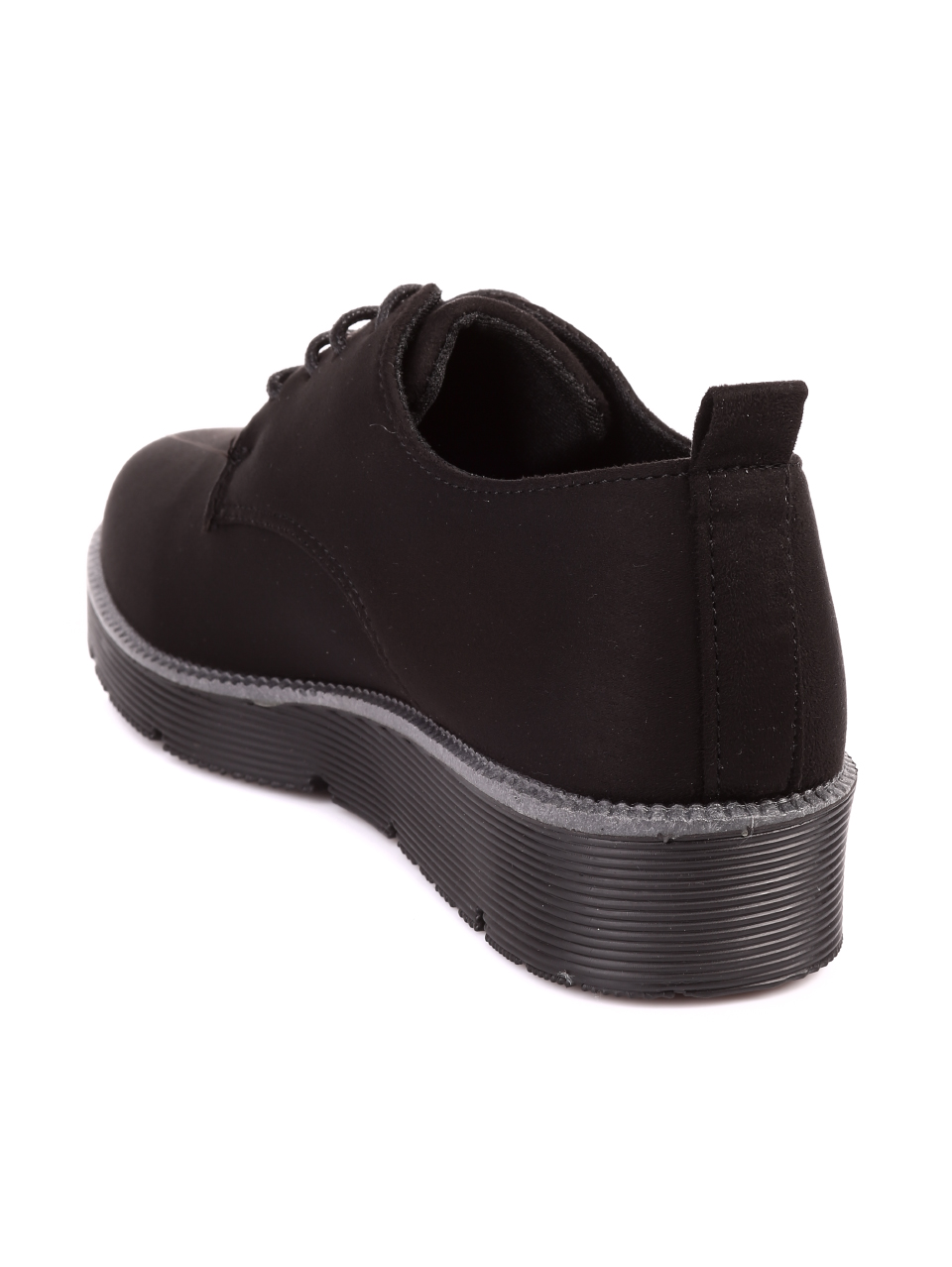 Ежедневни дамски обувки в черно 3U-20613 black mf