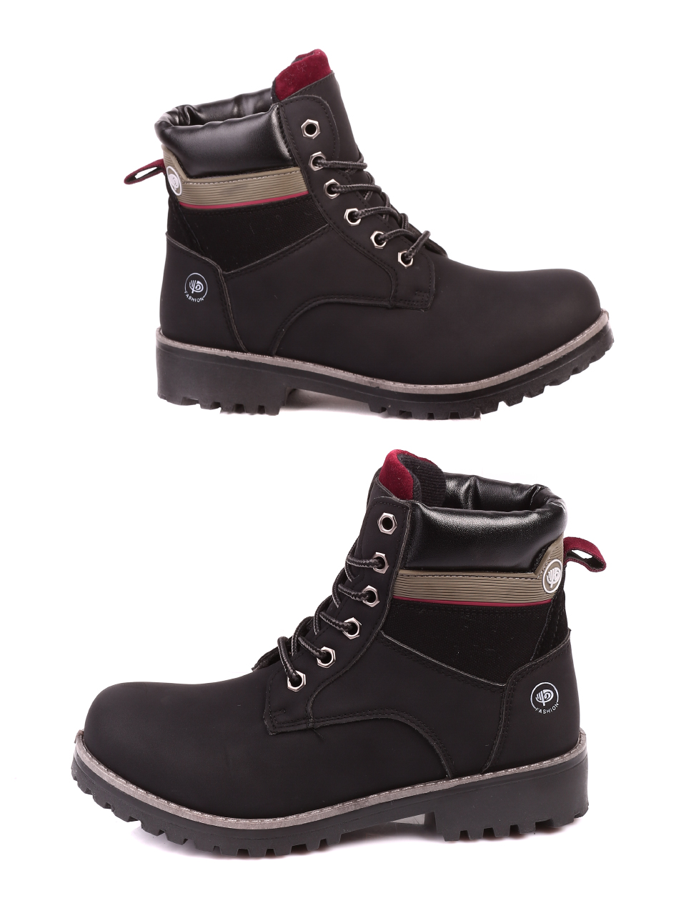 Ежедневни дамски боти в черно 2U-20561 black