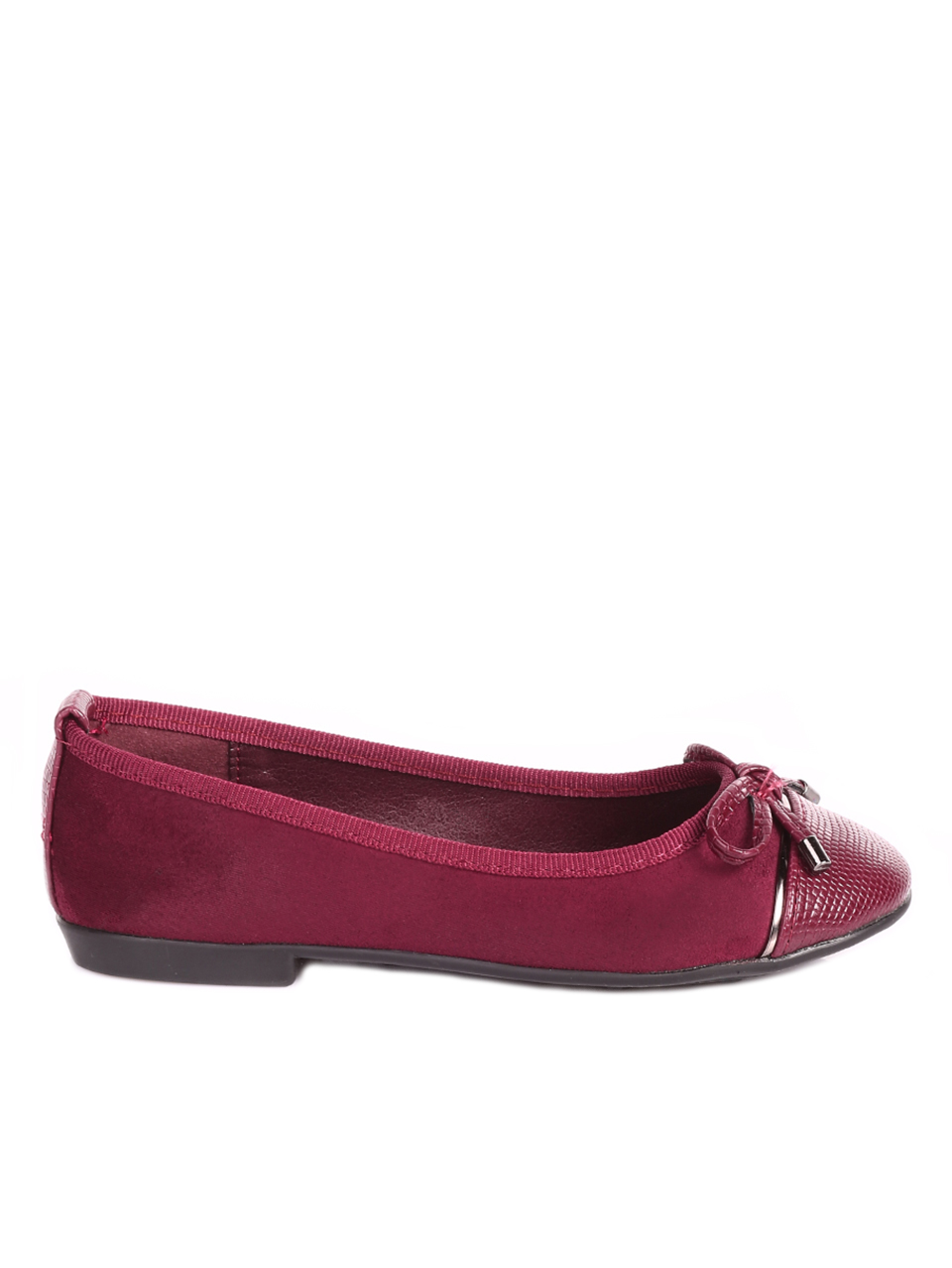 Ежедневни детски обувки в червено 18L-20584 burgundy