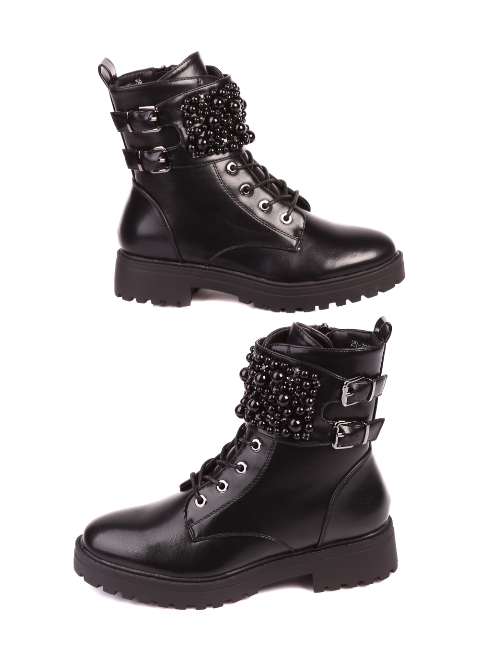 Ежедневни дамски боти в черно 2R-20523 black