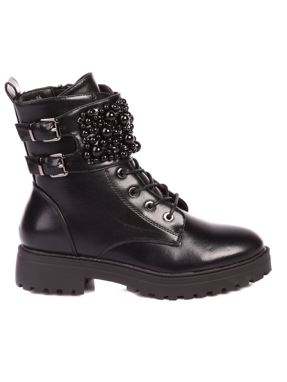 Ежедневни дамски боти в черно 2R-20523 black