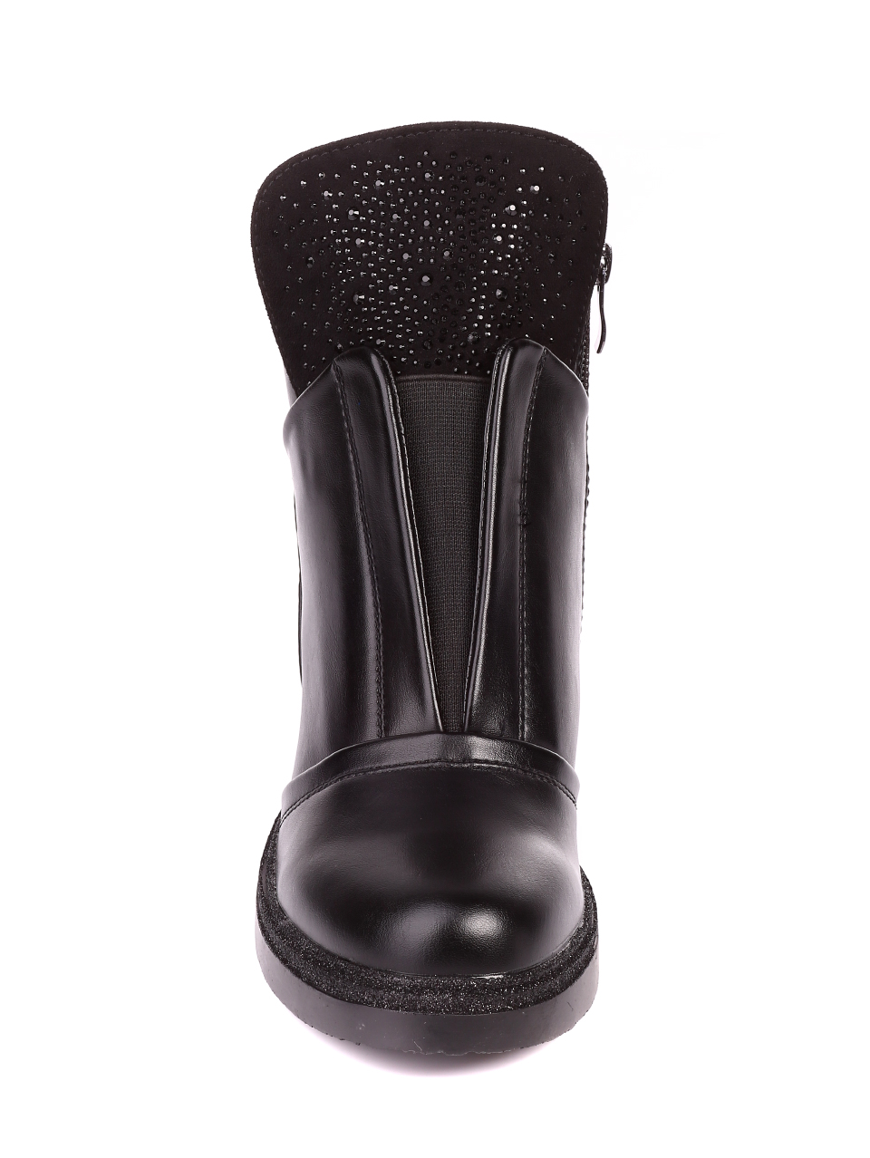 Ежедневни дамски боти в черно 2P-20602 black