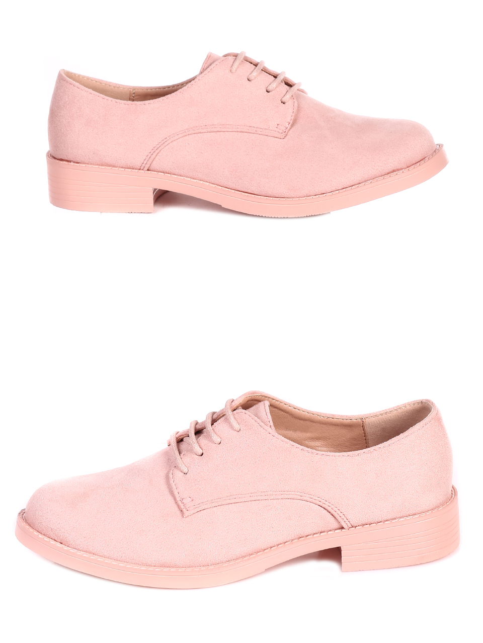 Ежедневни дамски обувки в розово 3R-21138 pink