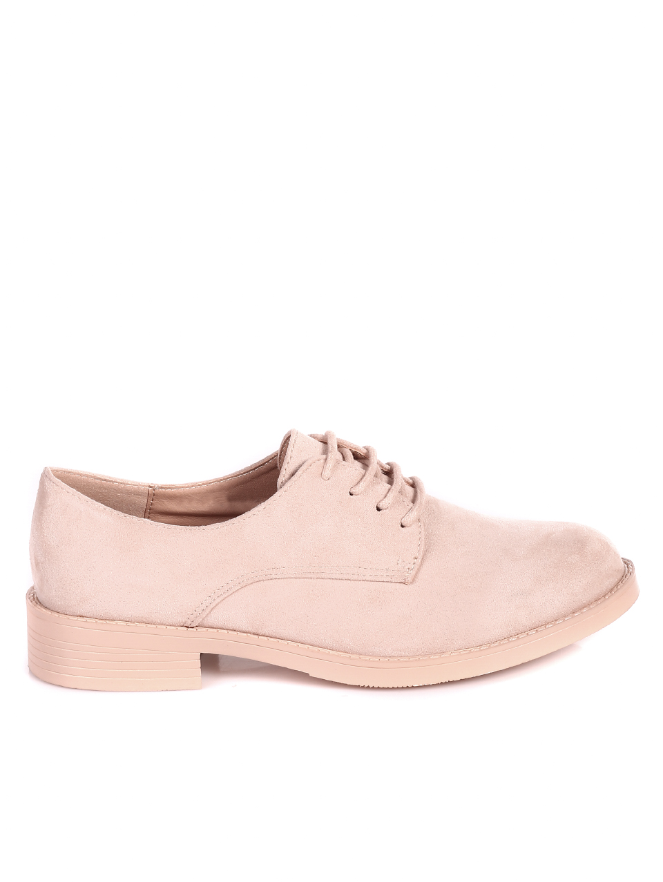 Ежедневни дамски обувки в бежово 3R-21138 beige