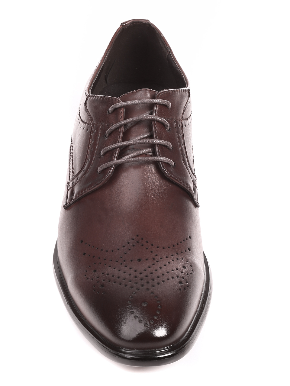 Елегантни мъжки обувки в кафяво 7W-21241 brown