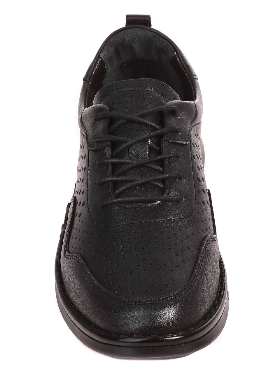 Ежедневни мъжки обувки от естествена кожа 7AT-21296 black