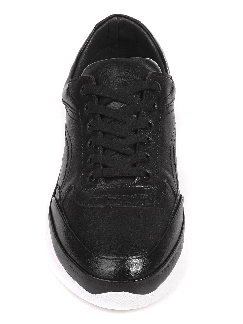 Ежедневни мъжки обувки от естествена кожа 7AT-21287 black